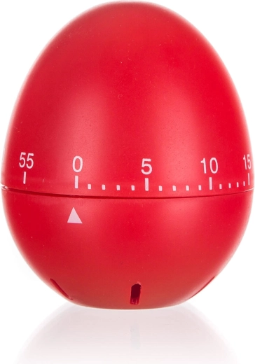 CULINARIA red egg-shaped kitchen timer