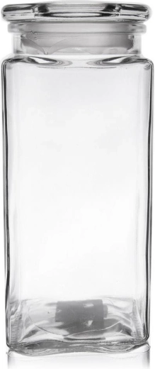 Stiklinė kvadratinė maisto laikymo talpa 1,8 l