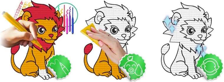 Draw, wipe, and reuse