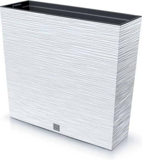 Garden Planter Furu Case T 77 cm White with Inner Liner