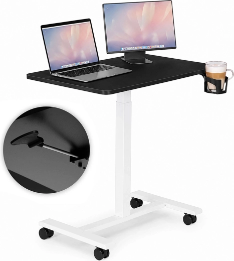 Mobile height-adjustable laptop table ModernHome 70 × 48 cm