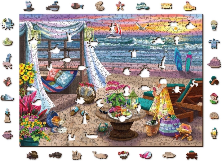 Wooden Puzzle Summer Time WOODEN CITY, 505 pieces