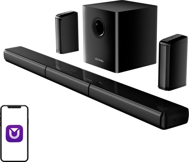 ULTIMEA Apollo S70 Ultra soundbar 7.1 with subwoofer and rear speakers