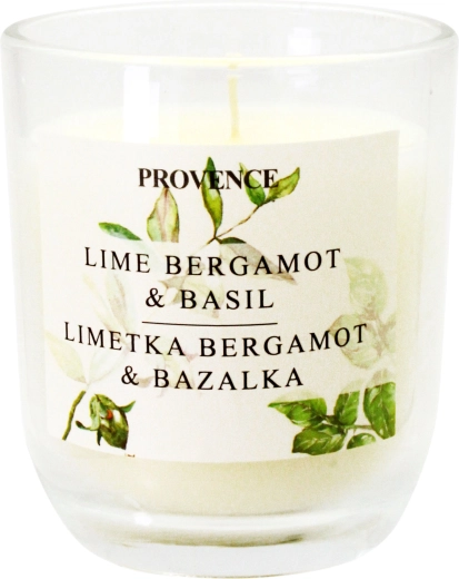 Kvapioji žvakė stikle su laimo ir bergamočių aromatu 158 g