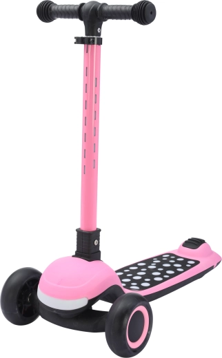 Sparkys kids foldable light-up scooter with music 3-in-1 black