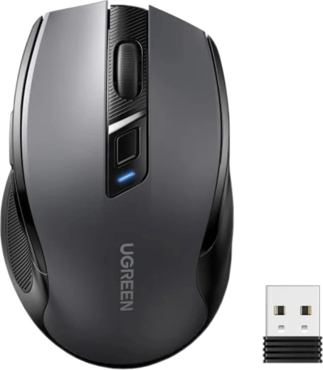 Ugreen wireless mouse MU006 silent click 2.4 GHz black