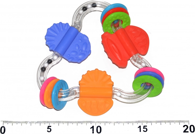 Trikampis barškutis 14 cm MaaMaa
