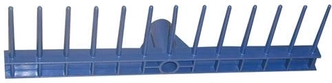 Plastic Rake 48 × 13 cm, 13 teeth without handle