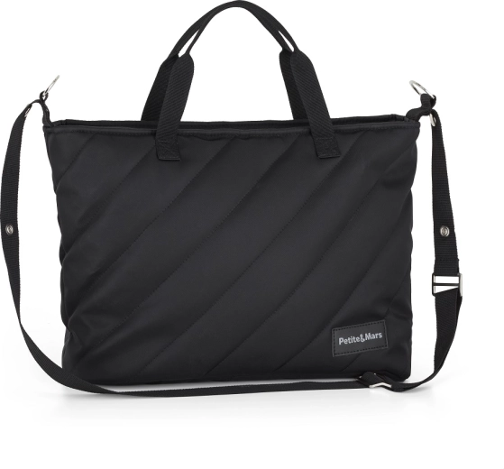 Petite&Mars vystymo krepšys Mia Absolute Black