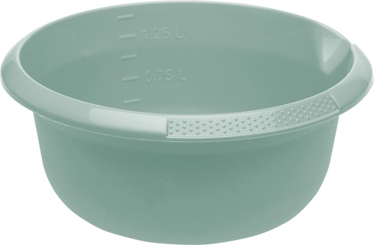 Round bowl with pouring spout, Nordic Green, 20 cm, 1.5 l