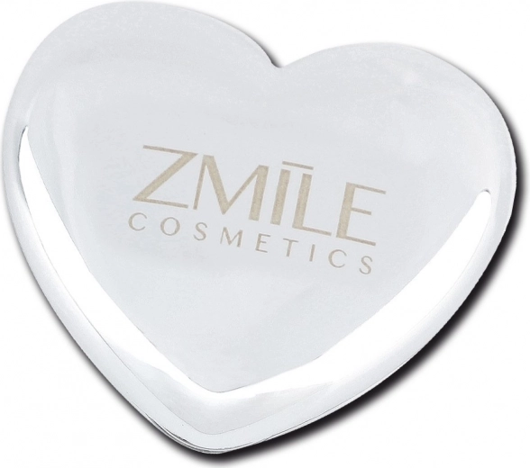 Prabangios metalinės širdelės su veidrodėliu