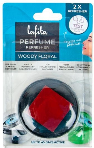 Lafita air freshener for trash bins, woody, 2 pcs