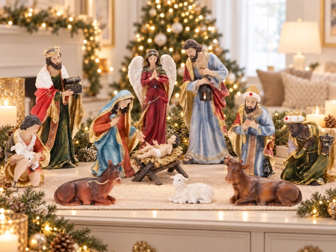 Large figurines up to 53 cm tall