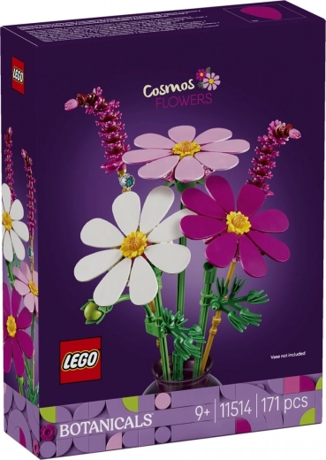 LEGO Botanicals kosmosai – gėlių konstruktorius