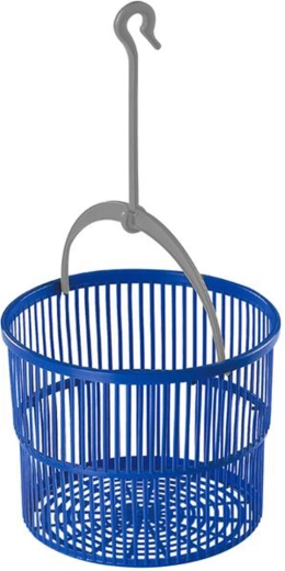 Laundry peg basket with hook 19 × 19 cm