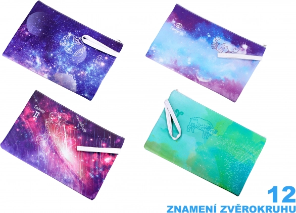 A4 užsegamas aplankas su Zodiako ženklais