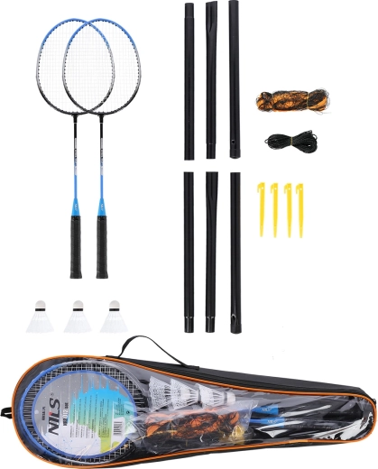 Badmintono rinkinys NILS NRZ012 pradedantiesiems ir rekreaciniams žaidėjams