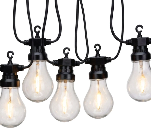 Lauko šviesos girlianda 9,5 m su 20 LED lemputėmis