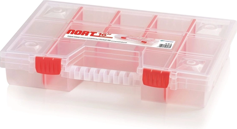 Plastikinis organizatorius NORT su 14 skyrelių