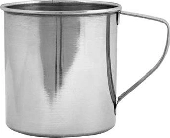 Stainless steel mug 11 cm, 800 ml