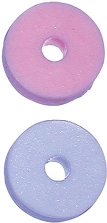 Flat silicone seat/bonnet gaskets 3/8" (2 pcs)