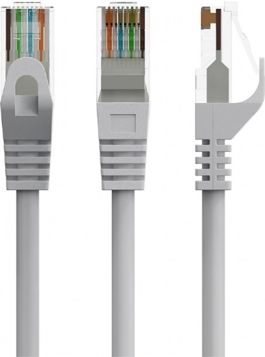 Patch cable Cat.6 UTP 0.5 m gray