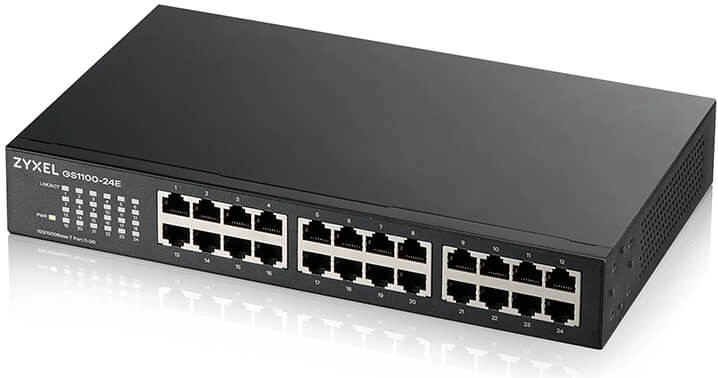 24 gigabit ports for easy network expansion