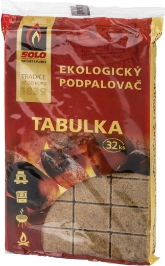 Ekologiškas užkūrimo uždegiklis Solo – tabletės (32 vnt.)
