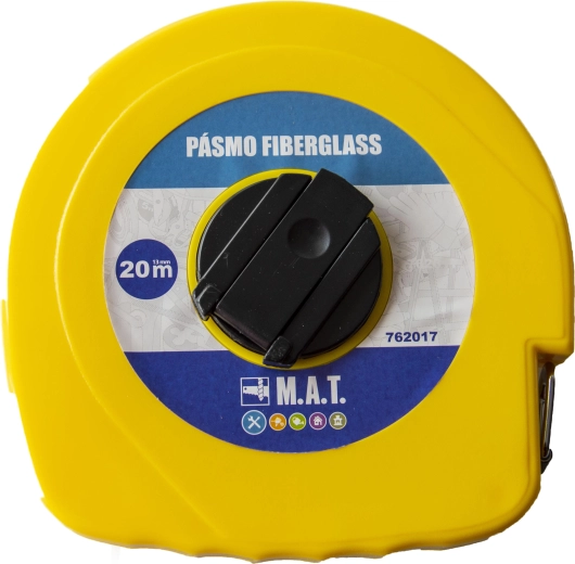 Fiberglass measuring tape 20 m, 13 mm