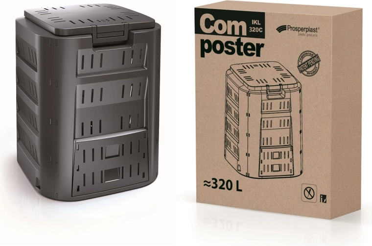 Composter Compogreen 320 l black