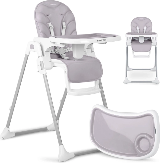 Ricokids Tulo maitinimo kėdutė, pilkai violetinė