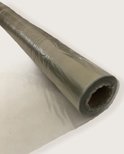 Construction protective film half-sleeve 2 × 50 m, 50 µm, transparent