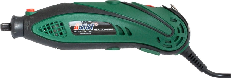 Mini straight grinder 135 W in case with 210-piece accessories ASIST