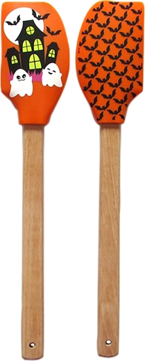 Silicone spatula with wooden handle 31 cm
