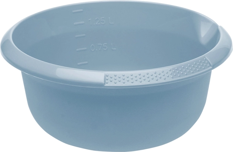 Round bowl with pouring spout Nordic Blue 20 cm 1.5 l
