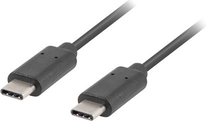 USB-C M/M 2.0 kabelis 1 m juodas