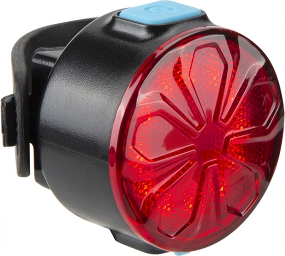 Galinė dviračio lemputė SUPERFIRE BTL05 su raudona LED