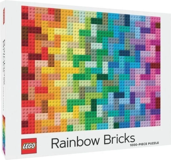 Chronicle Books dėlionė LEGO vaivorykštės kaladėlės 1000 dalių