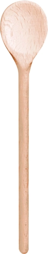 Oval 25 cm Wooden Spoon from Beech Wood