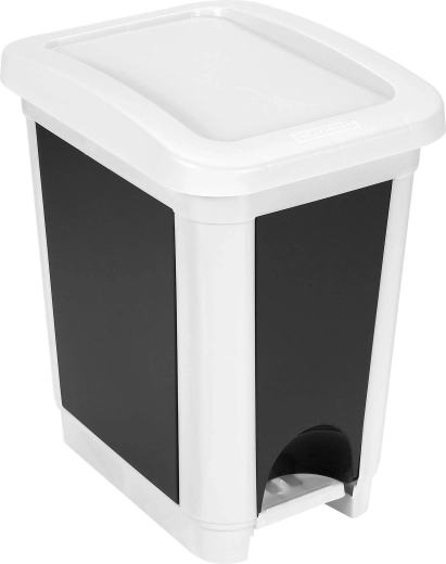 Plastikinė šiukšliadėžė 20 l su dangčiu