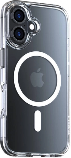 Torras Diamond‑Mag Case for iPhone 16 Plus Clear
