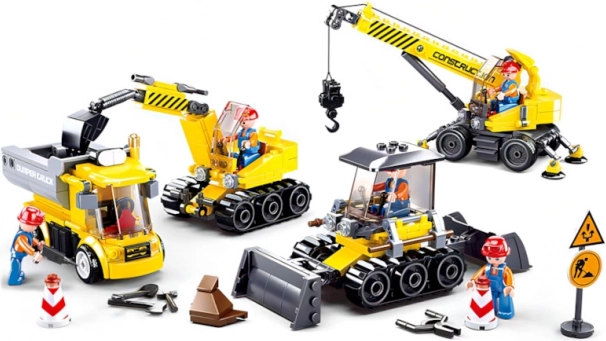Sluban Construction Site Builders