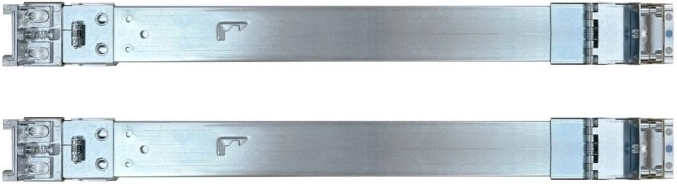 Universalių montavimo bėgelių komplektas į rack spintą 1U/2U/3U, gylis 125–415 mm
