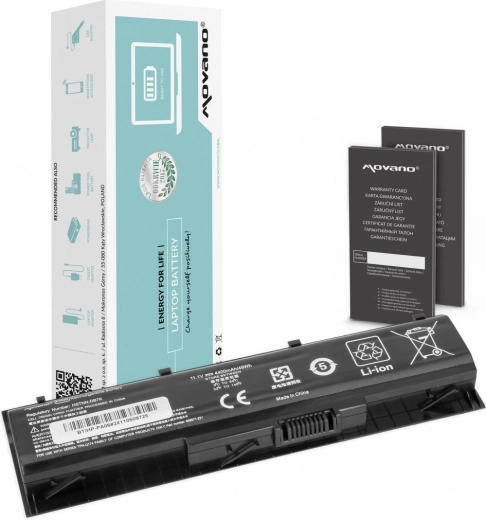 Movano PA06 HSTNN-DB7K battery for HP Omen 17-w and Pavilion 17-ab 4400 mAh (49 Wh)