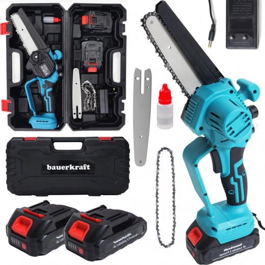 Cordless mini chainsaw with brushless motor 21V