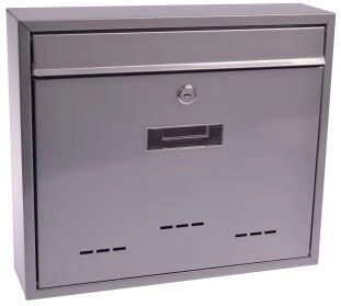 RADIM Mailbox, 360 × 310 × 90 mm, gray