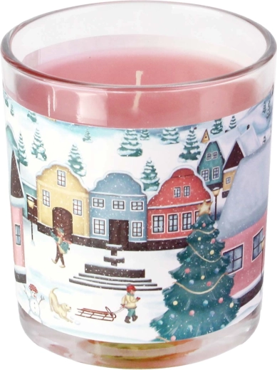 Scented candle in glass Provence village 20 h