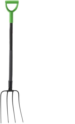 Garden Fork 4-Tine with Steel Handle 120 cm and D-Grip