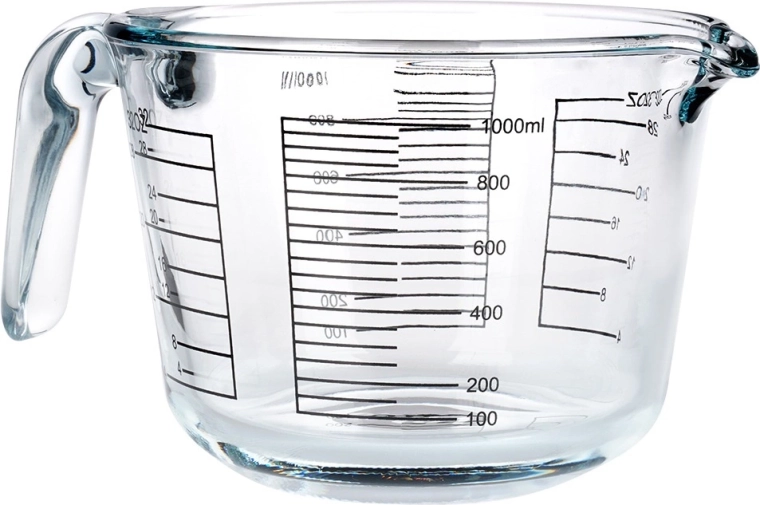 Tikslus matavimas ml ir fl oz
