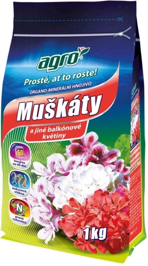 Trąšos pelargonijoms OM 1 kg